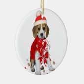 Beagle Welpe Weihnachtsschmuck (Rechts)