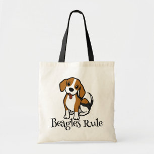 Beagle Welpen Hund Cartoon Liebe Beagles Tragetasche