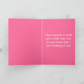 Beagle Welpen Hund Hallo Denken Sie an Ihre Karte (Innenseite)