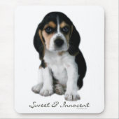 Beagle-Welpen-Hund Mousepad (Vorne)