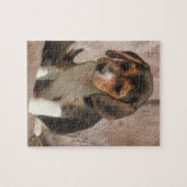 Beagle-Welpen-Hundepuzzlespiel Puzzle (Horizontal)