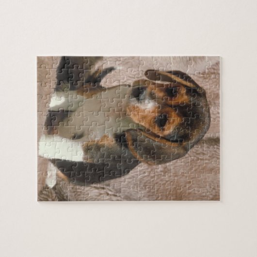 Beagle-Welpen-Hundepuzzlespiel Puzzle (Horizontal)