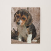 Beagle-Welpen-Hundepuzzlespiel Puzzle (Vertikal)