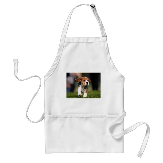 Beagle-Welpen-Liebe Schürze (Vorne)