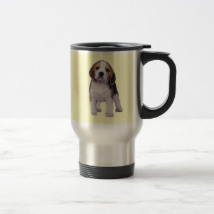 Beagle-Welpen-Reise-Tasse Reisebecher