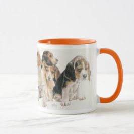 Beagle Welpen Tasse