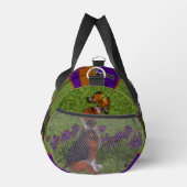 Beagle Welpenschmetterlinge Hunde Kunst Personalis Duffle Bag (Rechts)