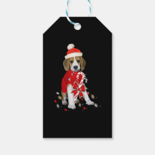 Beagle Welppy Christmas Baby Bodysuit Geschenkanhänger