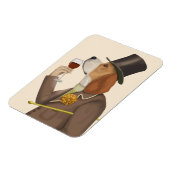 Beagle Wine Snob Magnet (Linke Seite)