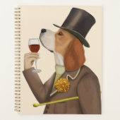 Beagle Wine Snob Planer (Vorderseite)