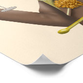 Beagle Wine Snob Poster (Ecke)