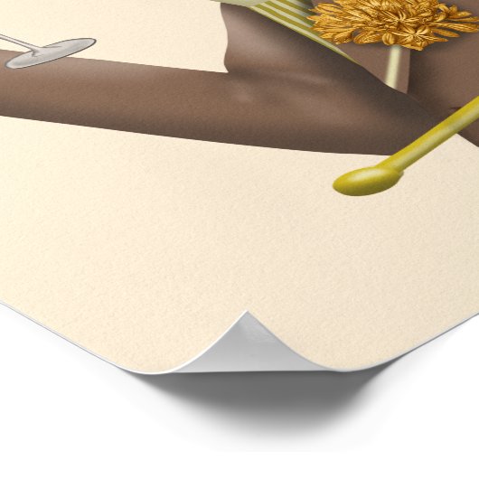 Beagle Wine Snob Poster (Ecke)