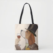 Beagle Wine Snob Tasche (Vorderseite)