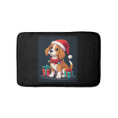 Beagle Xmas Lighting Santa Beagle Dog Christmas Ta Badematte (Vorderseite)