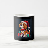 Beagle Xmas Lighting Santa Beagle Dog Weihnachten Kaffeetasse (Mittel)