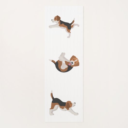Beagle Yoga Yogamatte (Rückseite)
