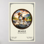 Beagle Zoologie Serie Poster (Vorne)