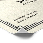 Beagle Zoology Series Poster (Ecke)