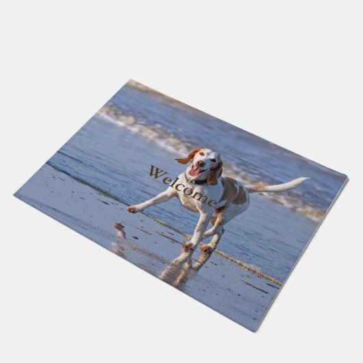 Beagle-Zucht-Hund Fußmatte (Schrägansicht)