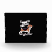 Beagle Zuhause Fotoblock (Vorderseite)