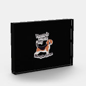 Beagle Zuhause Fotoblock (Links)