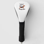 Beagle Zuhause Golf Headcover (Vorderseite)