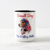 Beagle Zweifarbige Tasse (Mittel)