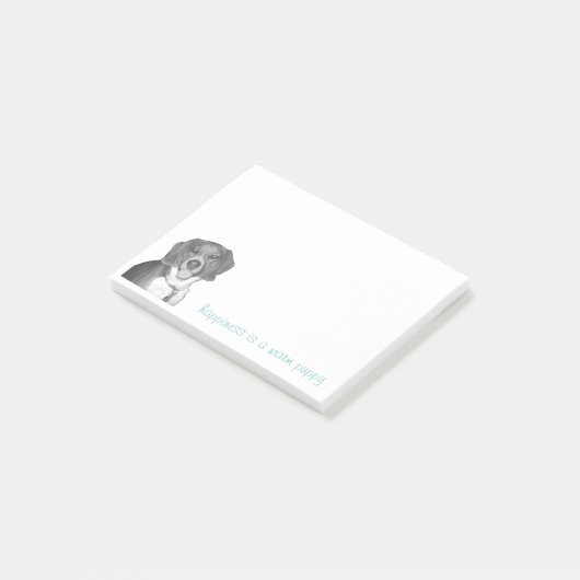 Beaglepost-itanmerkung Post-it Klebezettel (angewinkelt)