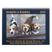 Beagles and Buddies 2026 Calendar Kalender (Titelbild)