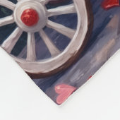 Beagles Dog Valentine's Day Fleecedecke (Ecke)