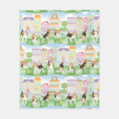 Beagles Fleecedecke (Vorderseite)