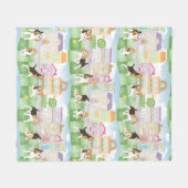 Beagles Fleecedecke (Vorderseite (Horizontal))