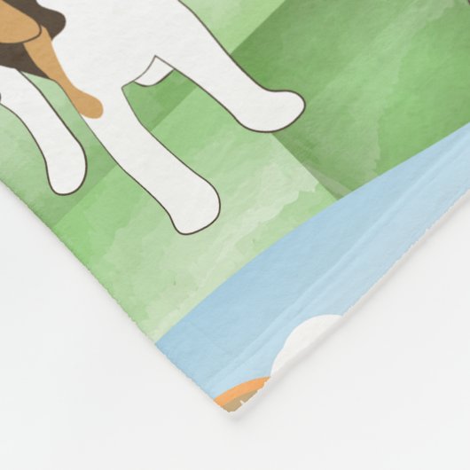 Beagles Fleecedecke (Ecke)