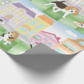 Beagles Geschenkpapier (Ecke)