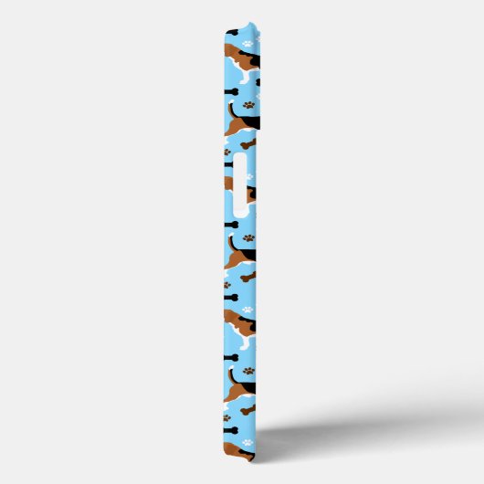 Beagles Hunde Beagle Muster Case-Mate iPhone Hülle (Rückseite / Rechts)