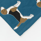 Beagles kopieren des ursprünglichen fleecedecke (Ecke)