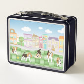 Beagles Metall Brotdose (Rückseite)