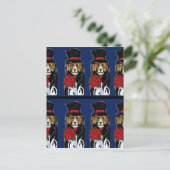 BEAGLES POSTKARTE (Stehend Vorderseite)