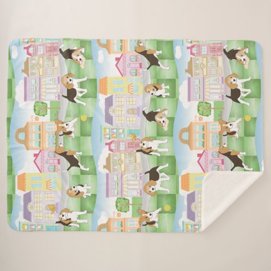 Beagles Sherpadecke (Vorderseite (Horizontal))