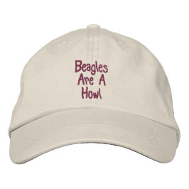 Beagles sind ein Howl Niedlich bestickte Cap Baseballkappe