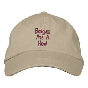 Beagles sind ein Howl Niedlich bestickte Cap Baseballkappe