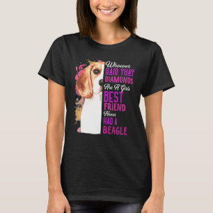 Beagles sind ein Mädchen bester Freund Hund Mama M T-Shirt