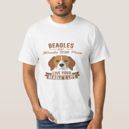 Beagles sind Wunder mit Tatzen-T-Shirt Geschenk T-Shirt