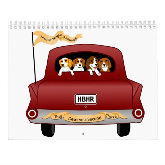 Beagles und Buddies 2026 Kalender (Rückseite)