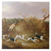 Beagles vollständig…, 1845 (Öl auf Leinwand) Fliese (Vorderseite)