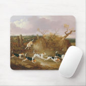 Beagles vollständig…, 1845 (Öl auf Leinwand) Mousepad (Mit Mouse)