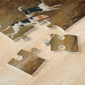 Beagles vollständig…, 1845 (Öl auf Leinwand) Puzzle (Seite)
