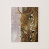 Beagles vollständig…, 1845 (Öl auf Leinwand) Puzzle (Vertikal)