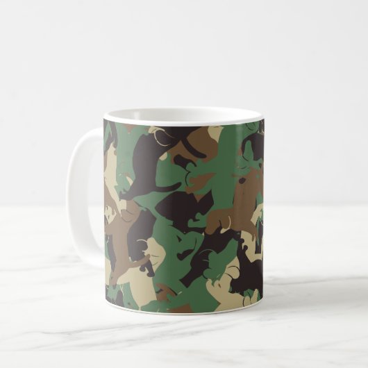 Beagletarnung Kaffeetasse (Vorderseite Links)