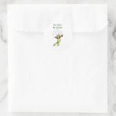 Beahero Runder Aufkleber (Tasche)